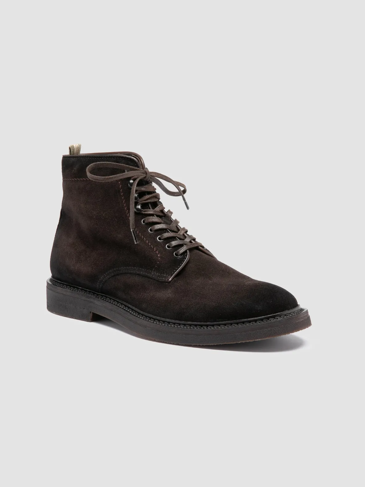 HOPKINS FLEXI 203 - Brown Suede Lace-up Boots,Men Boots