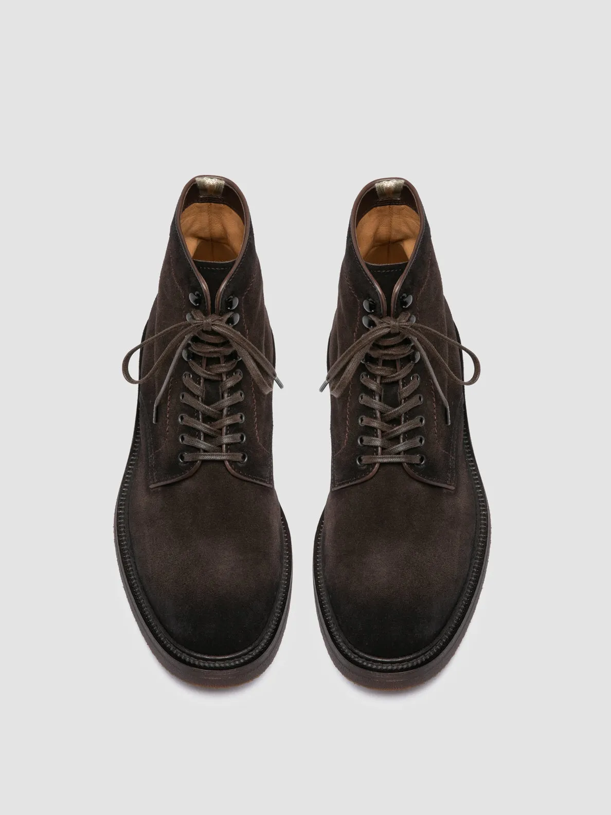 HOPKINS FLEXI 203 - Brown Suede Lace-up Boots,Men Boots