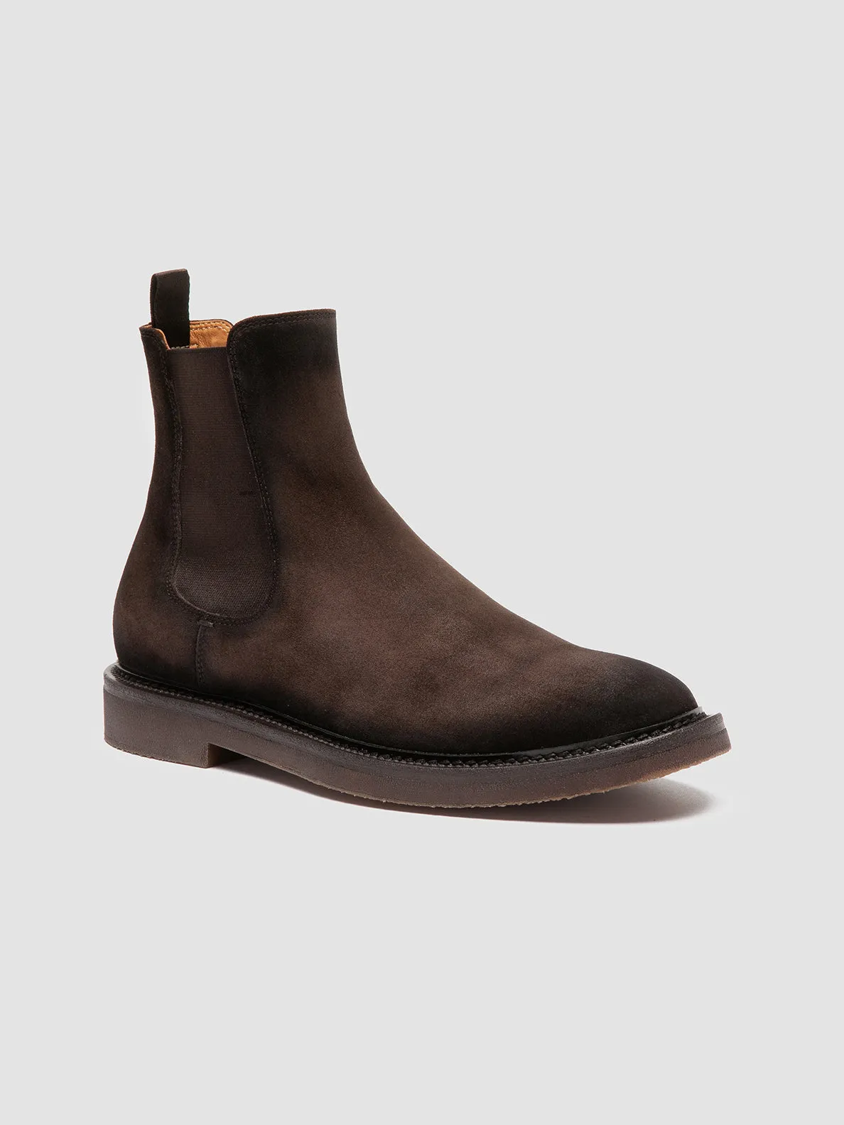HOPKINS FLEXI 204 - Brown Suede Pull On Boots,Men Boots