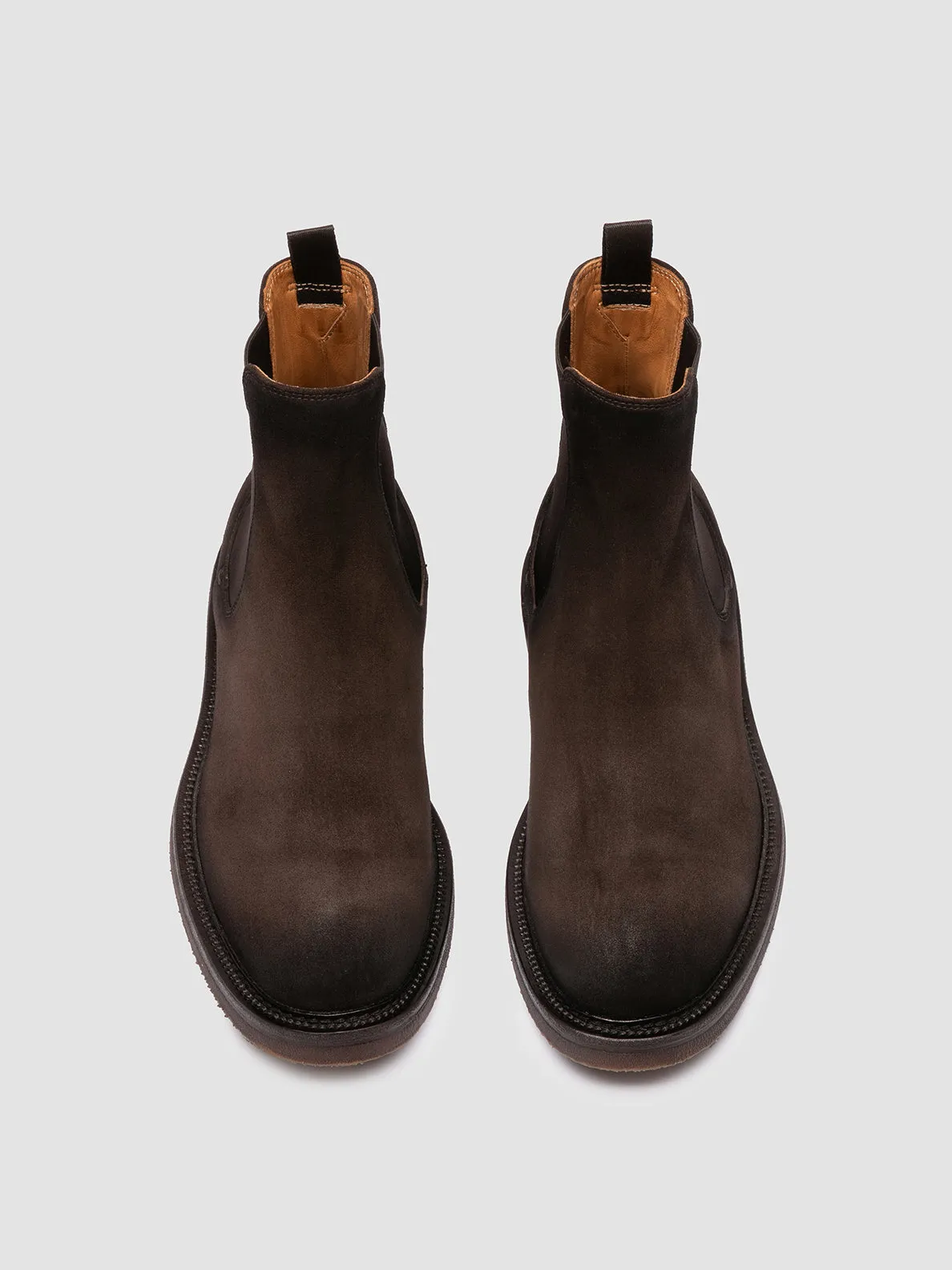 HOPKINS FLEXI 204 - Brown Suede Pull On Boots,Men Boots