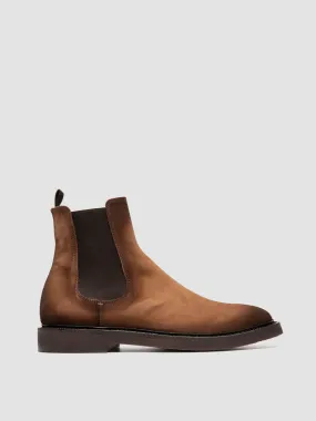 HOPKINS FLEXI 204 - Brown Suede Pull On Boots,Men Boots