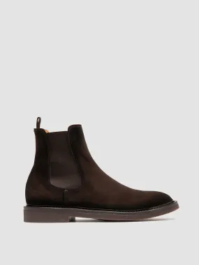 HOPKINS FLEXI 204 - Brown Suede Pull On Boots,Men Boots