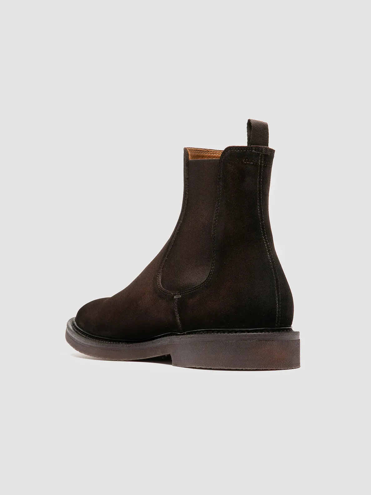 HOPKINS FLEXI 204 - Brown Suede Pull On Boots,Men Boots