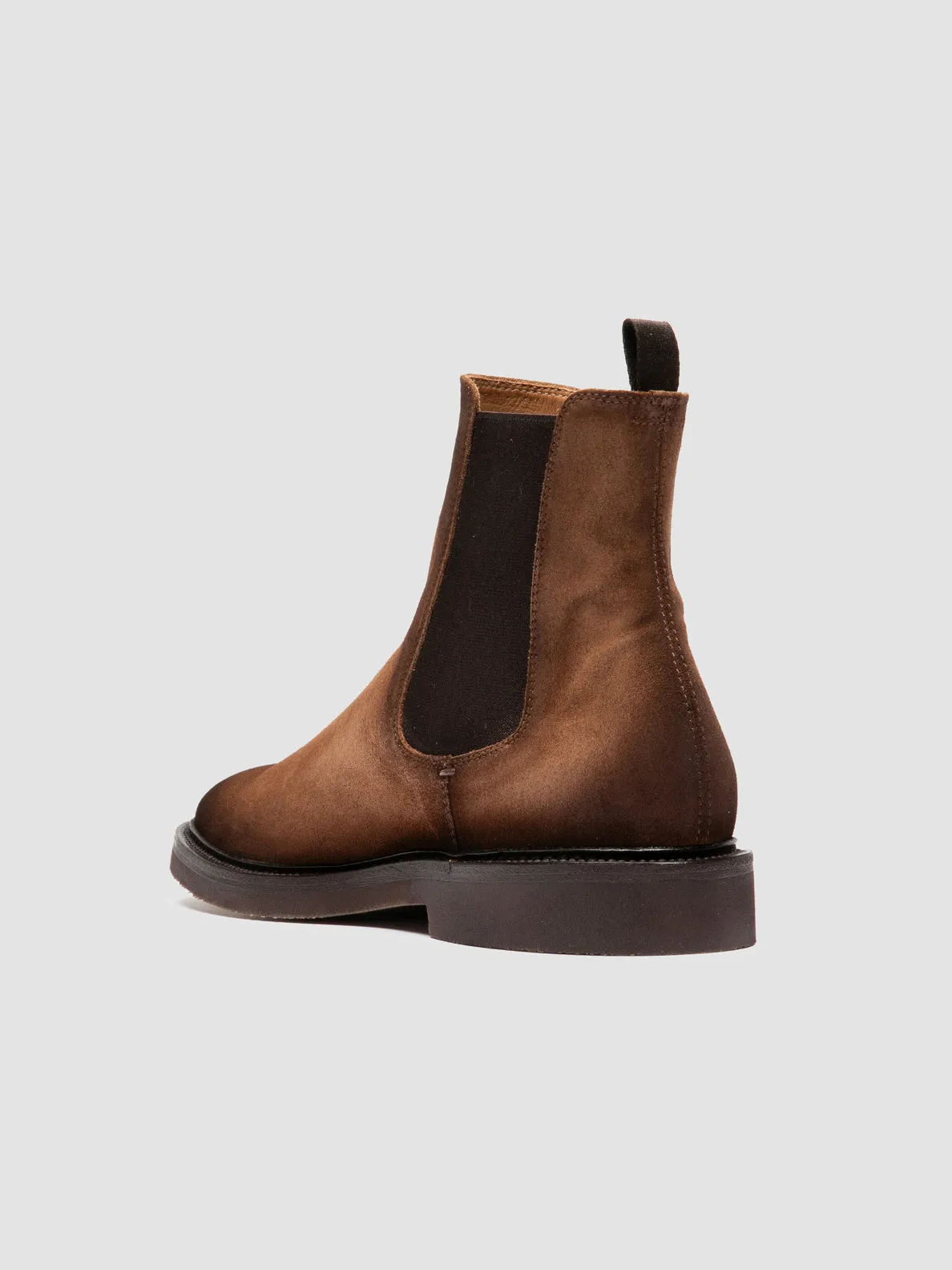 HOPKINS FLEXI 204 - Brown Suede Pull On Boots,Men Boots
