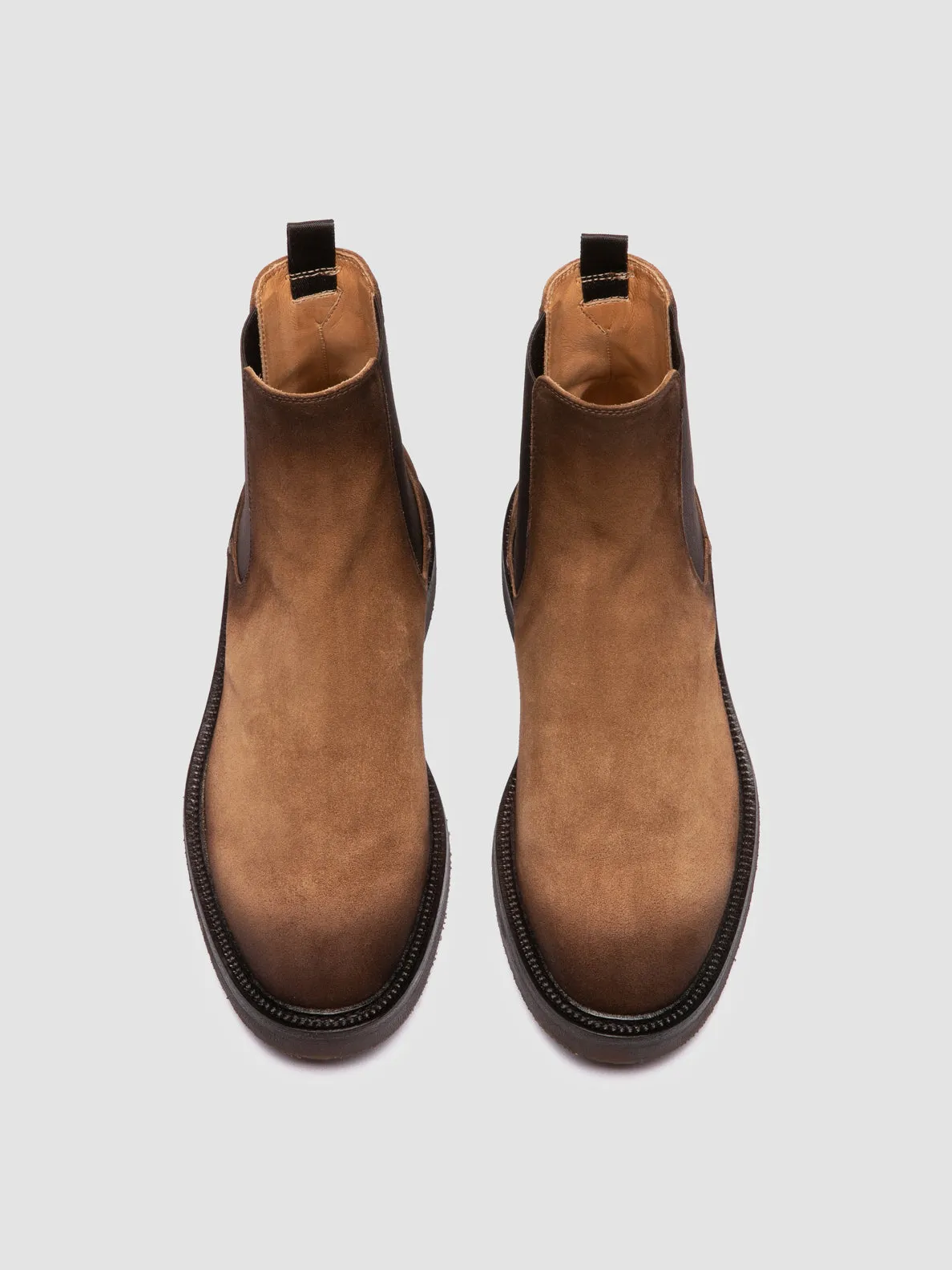 HOPKINS FLEXI 204 - Brown Suede Pull On Boots,Men Boots