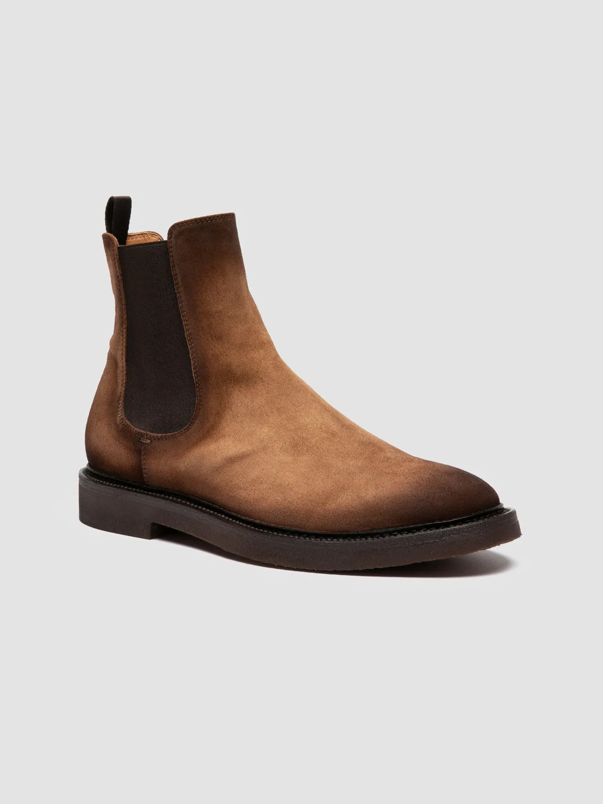 HOPKINS FLEXI 204 - Brown Suede Pull On Boots,Men Boots