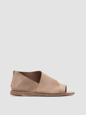ITACA 046 - Taupe Suede Peep Toe Shoes,Women Sandals