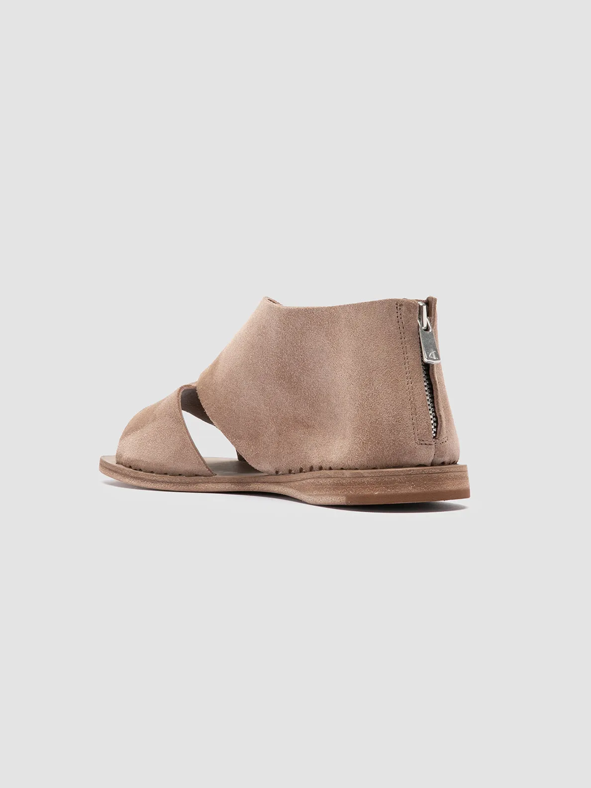 ITACA 046 - Taupe Suede Peep Toe Shoes,Women Sandals
