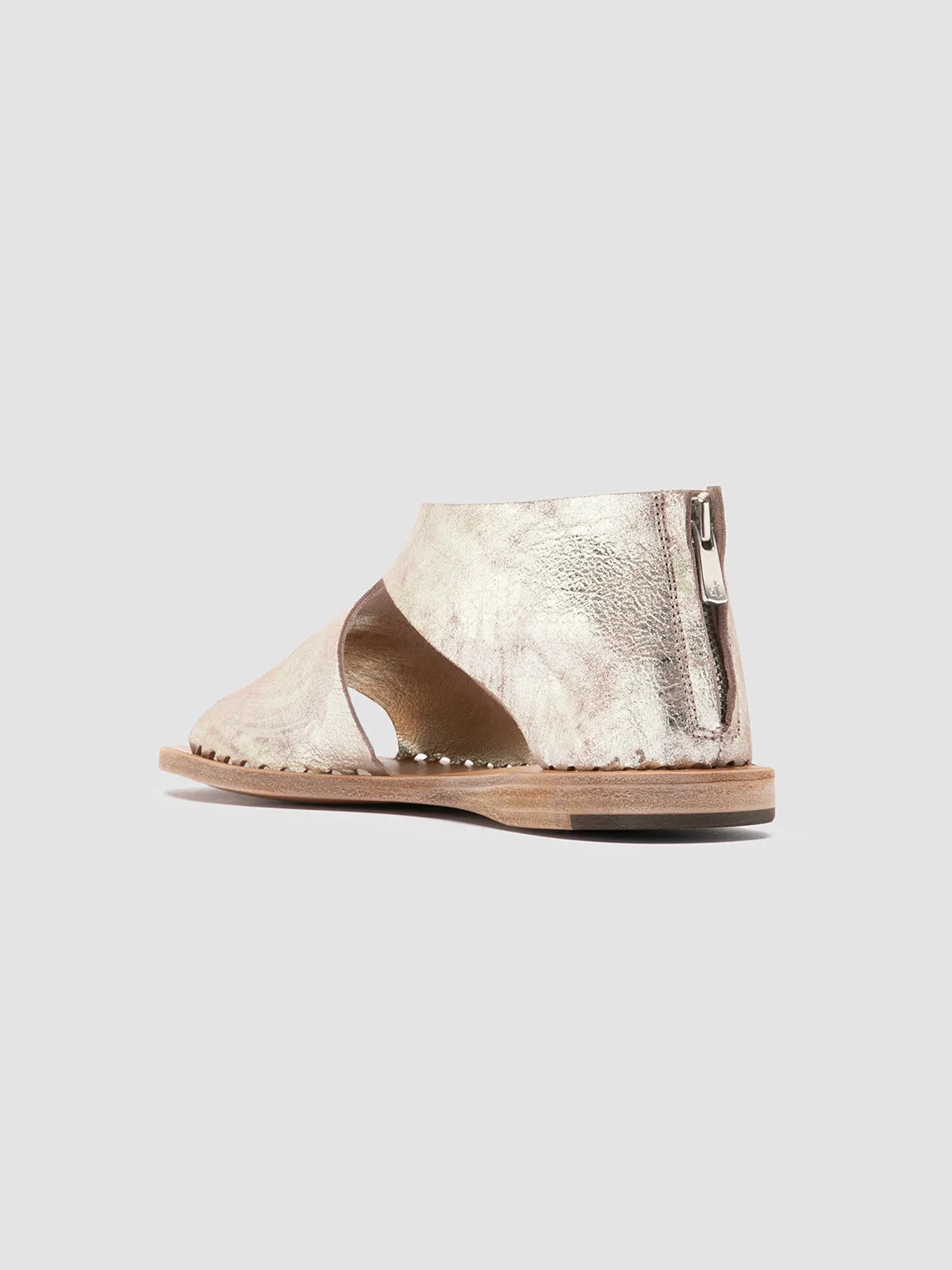 ITACA 047 - Gold Leather Sandals,Women Sandals