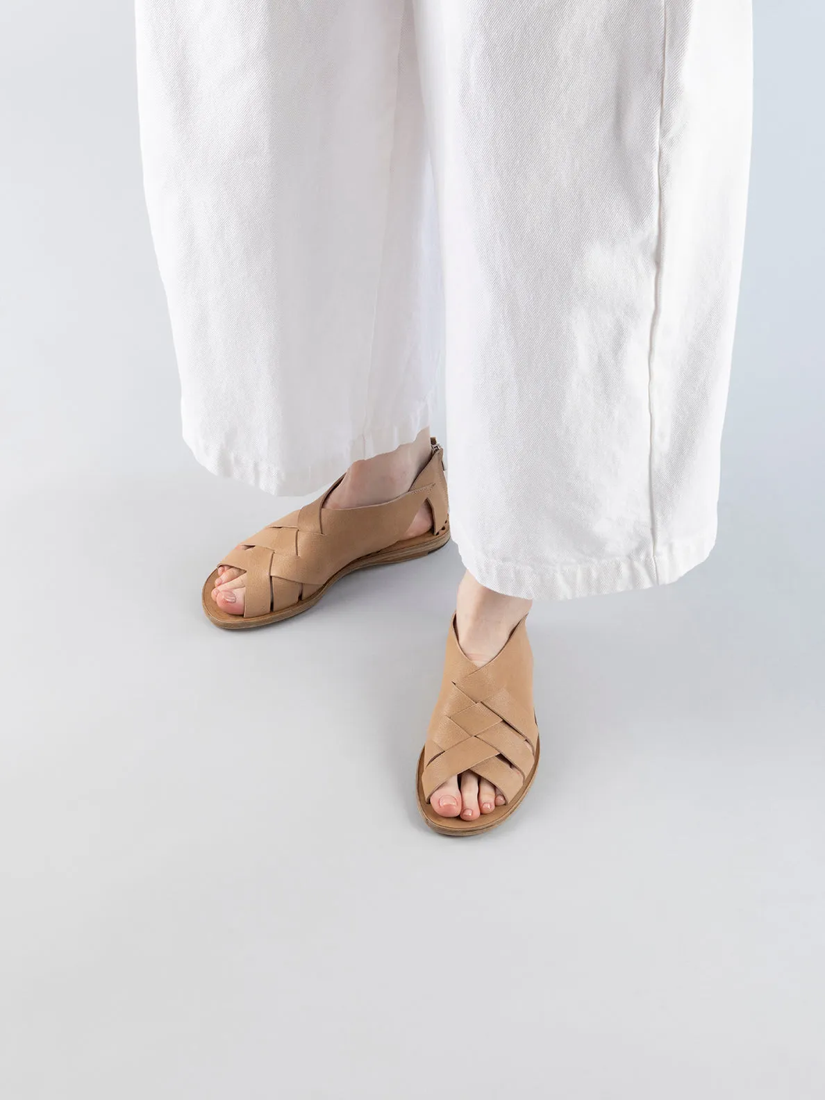 ITACA 048 - Taupe Leather Fisherman Sandals,Women Sandals