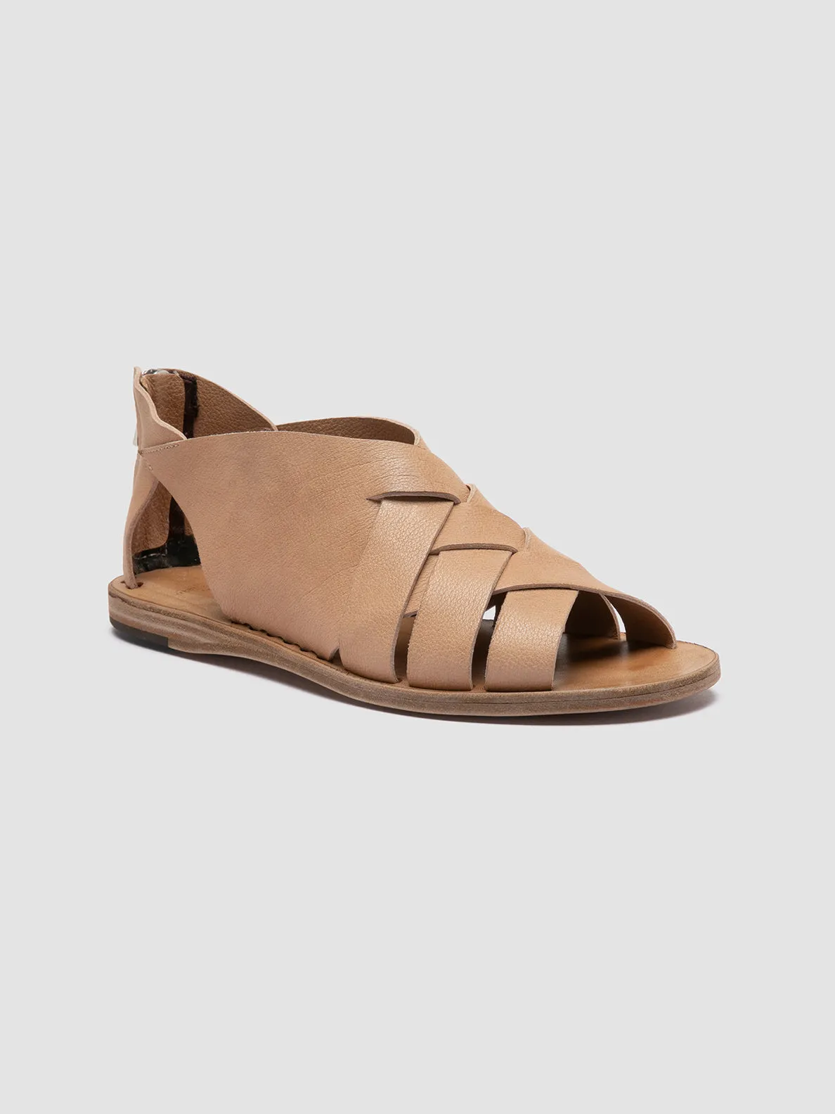 ITACA 048 - Taupe Leather Fisherman Sandals,Women Sandals