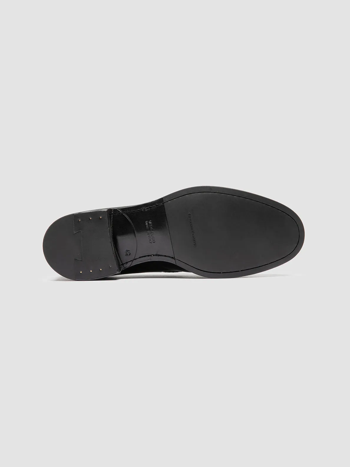 IVIES 002 - Black Leather Tassel Loafers,Men