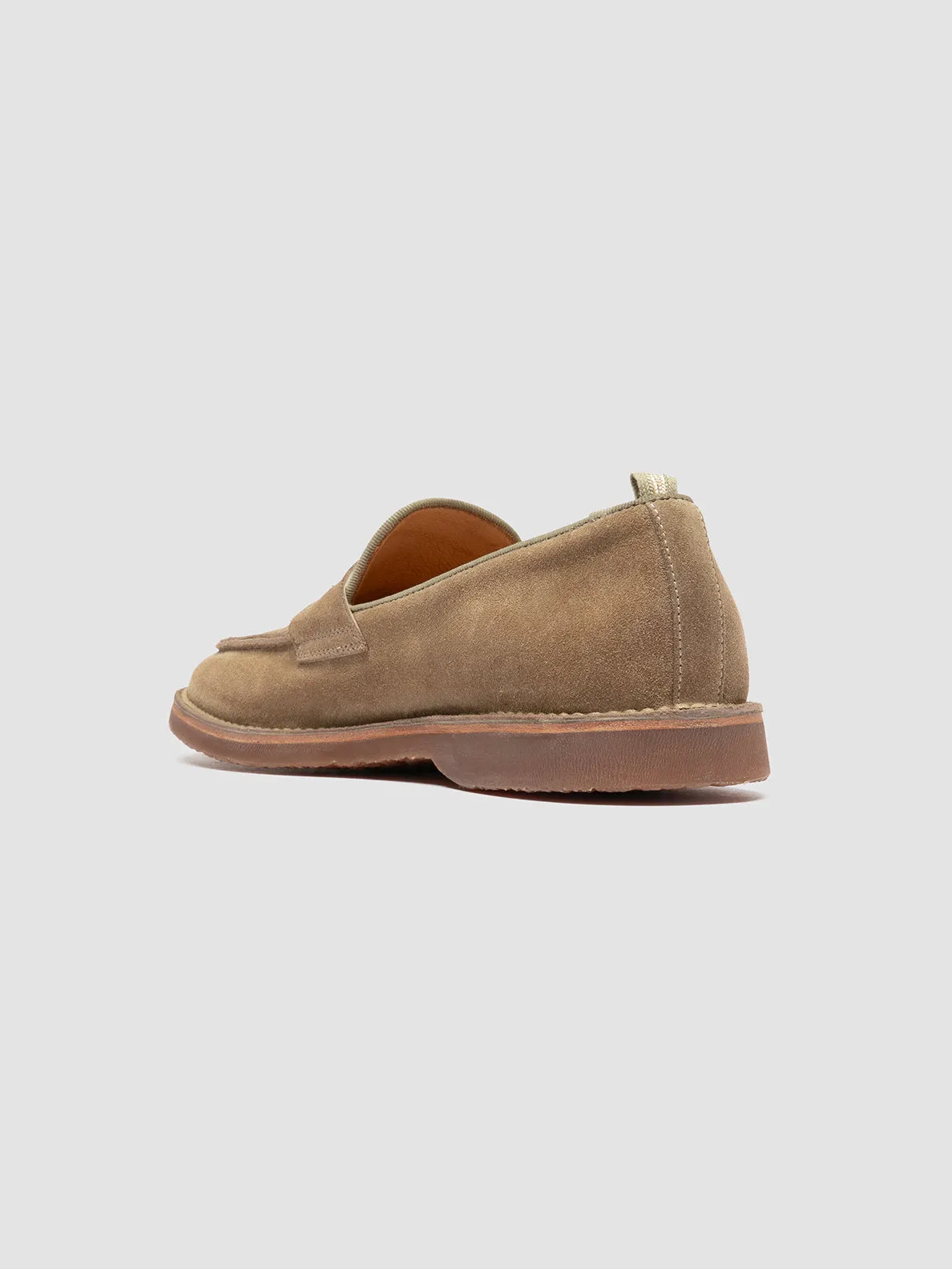 KENT 008 - Taupe Suede Loafers,Men