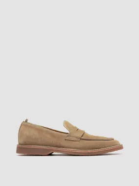 KENT 008 - Taupe Suede Loafers,Men