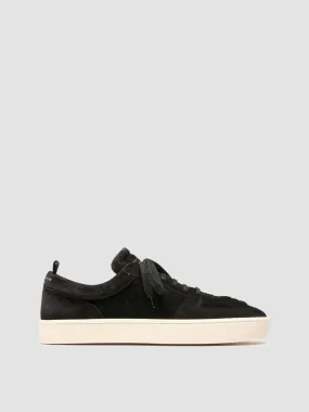 KRAB 001 - Black Suede Low-Top Sneakers,Men