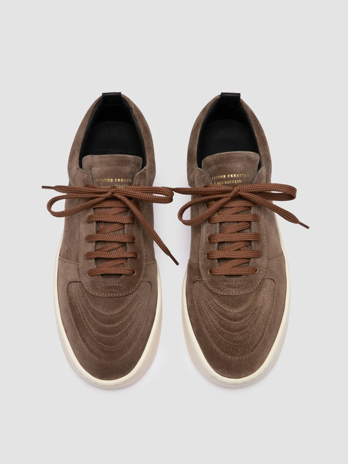 KRAB 001 - Brown Suede Sneakers,Men