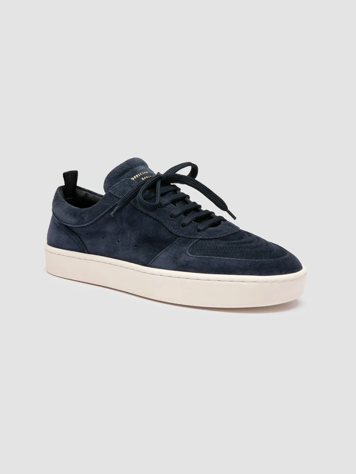 KRAB 001 - Dark Blue Suede Sneakers,Men