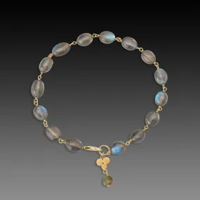 Labradorite & Gold Bracelet,Jewelry Delicate & Elegant