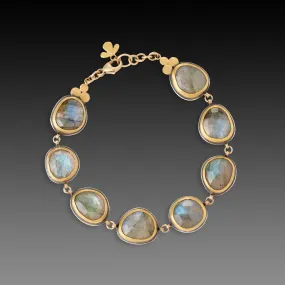 Labradorite Link Bracelet,Jewelry Delicate & Elegant