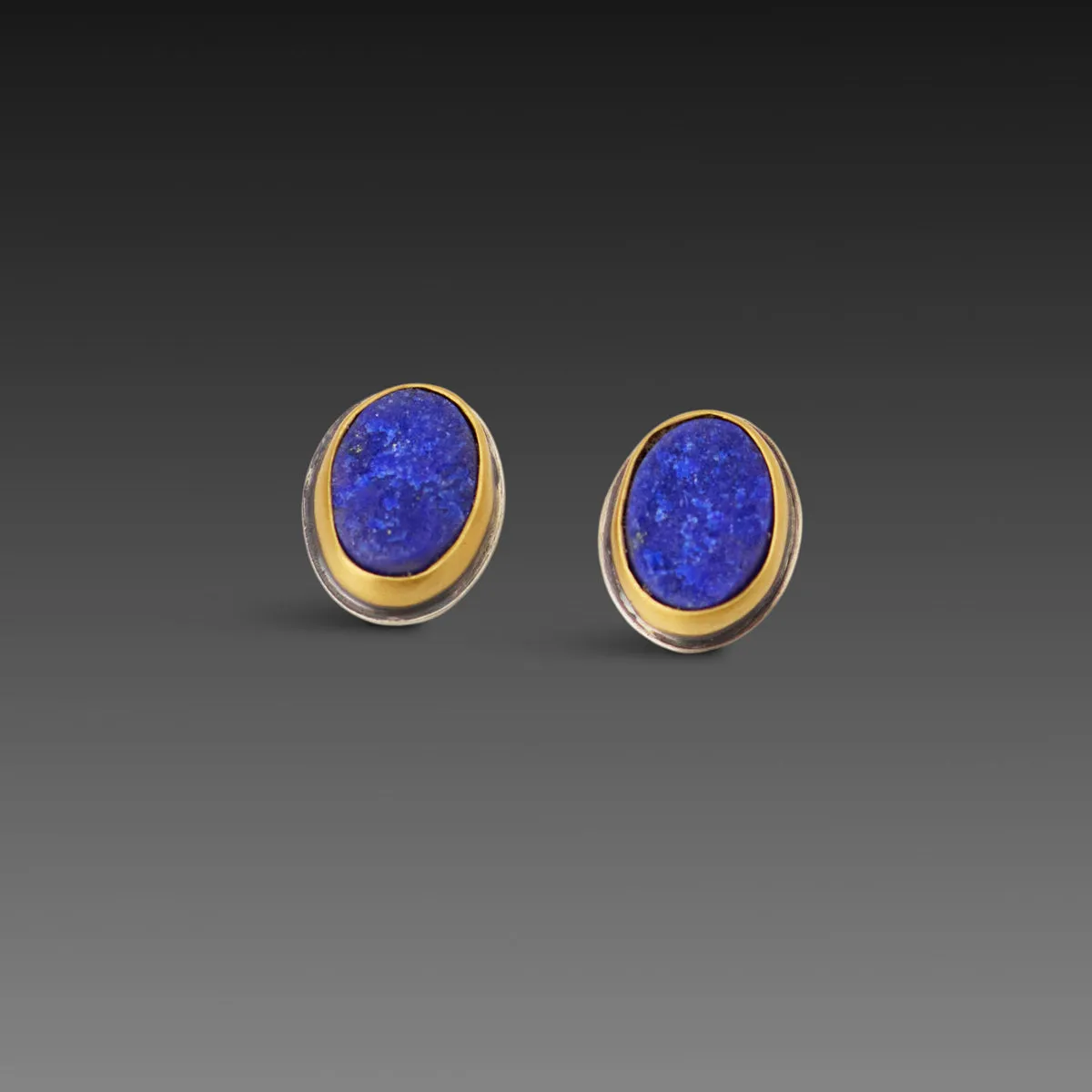 Lapis Surface Stud Earrings,Jewelry Delicate & Elegant