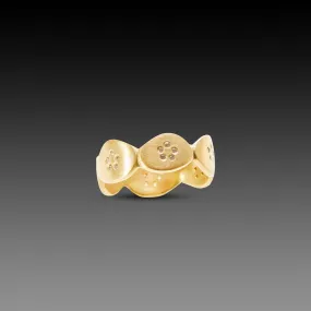 Large Ovals Ring With Diamonds,Men Rings
