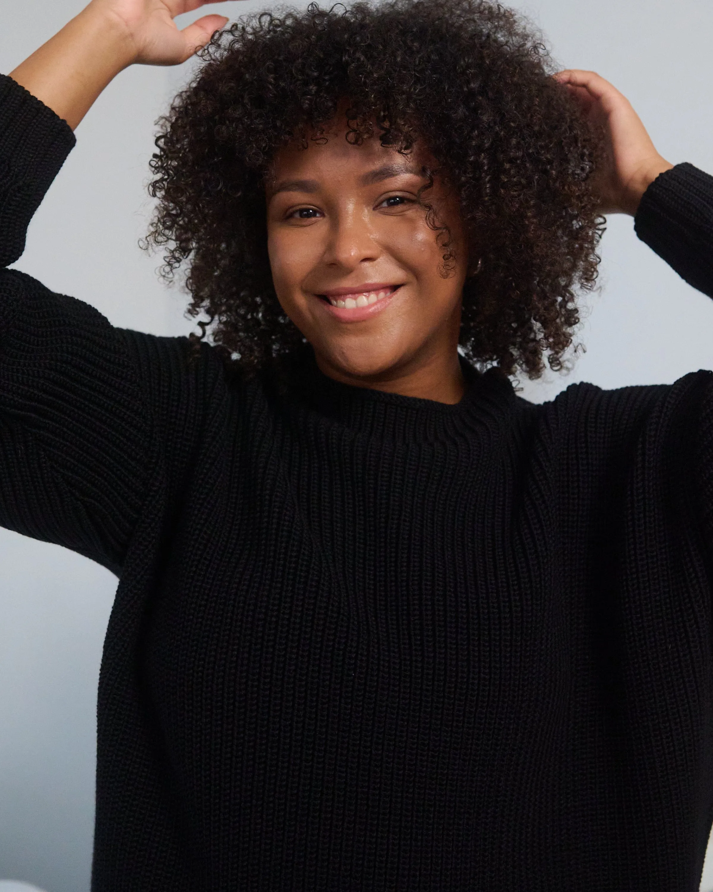 Laum?s: Black Merino Wool Sweater,Women Sweaters