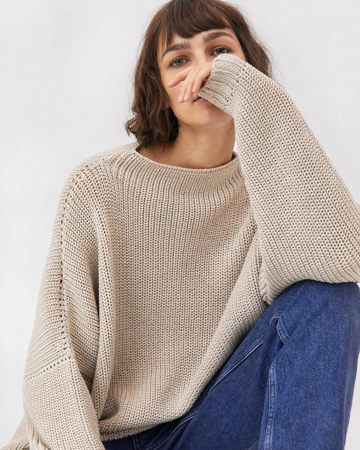 Laum?s Wool Sweater - Beige,Women Sweaters