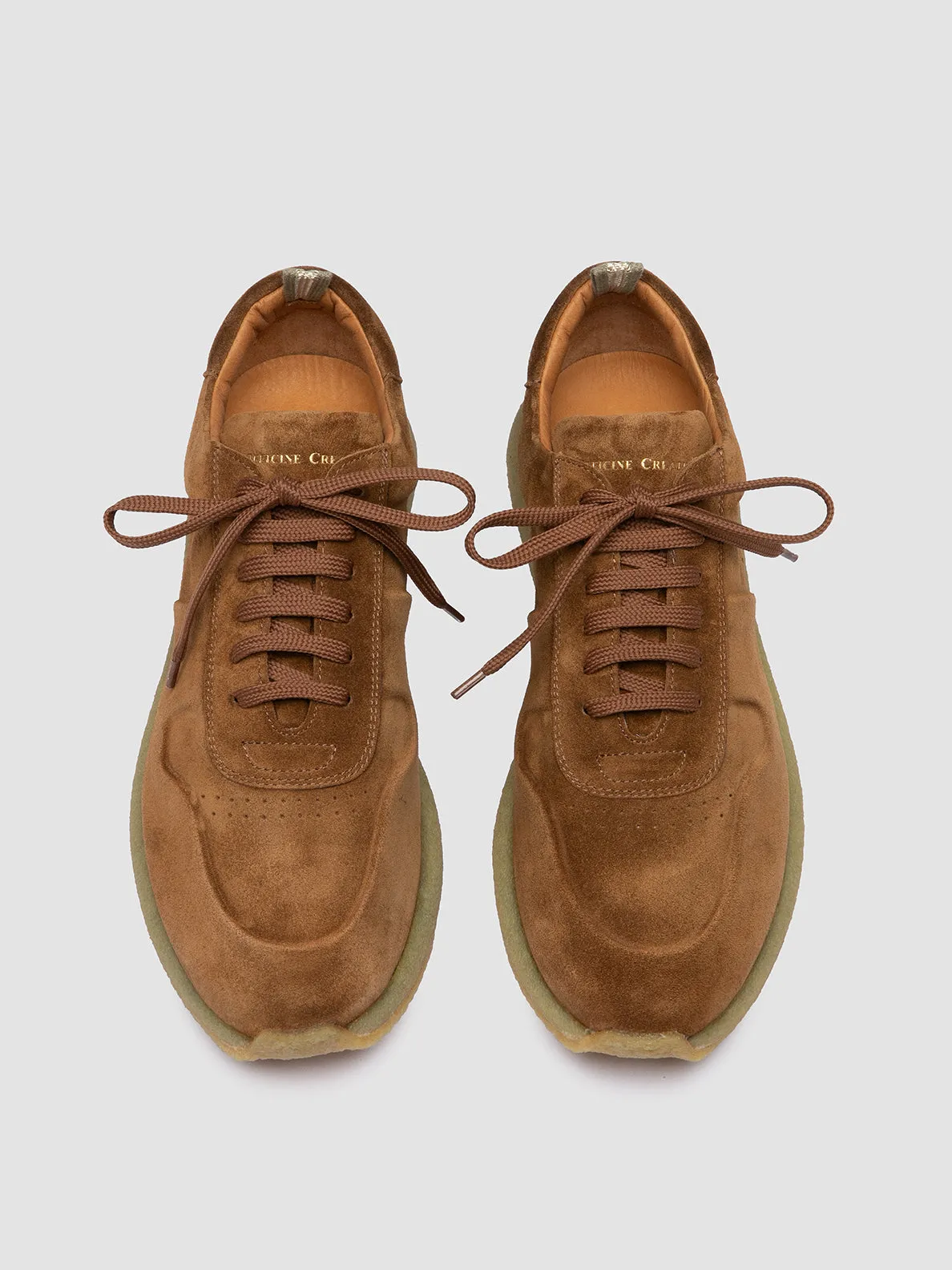 LEGEND 001 - Brown Suede Sneakers,Men
