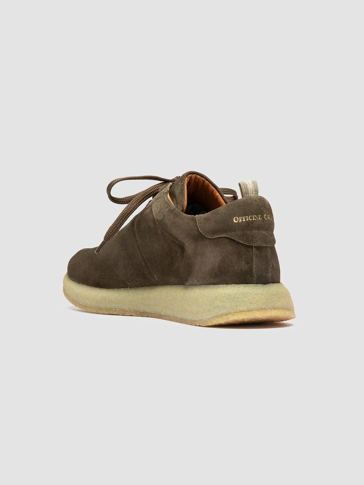 LEGEND 001 - Green Suede Sneakers,Men