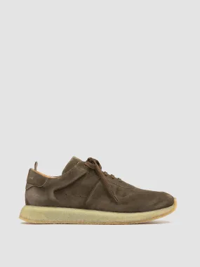 LEGEND 001 - Green Suede Sneakers,Men