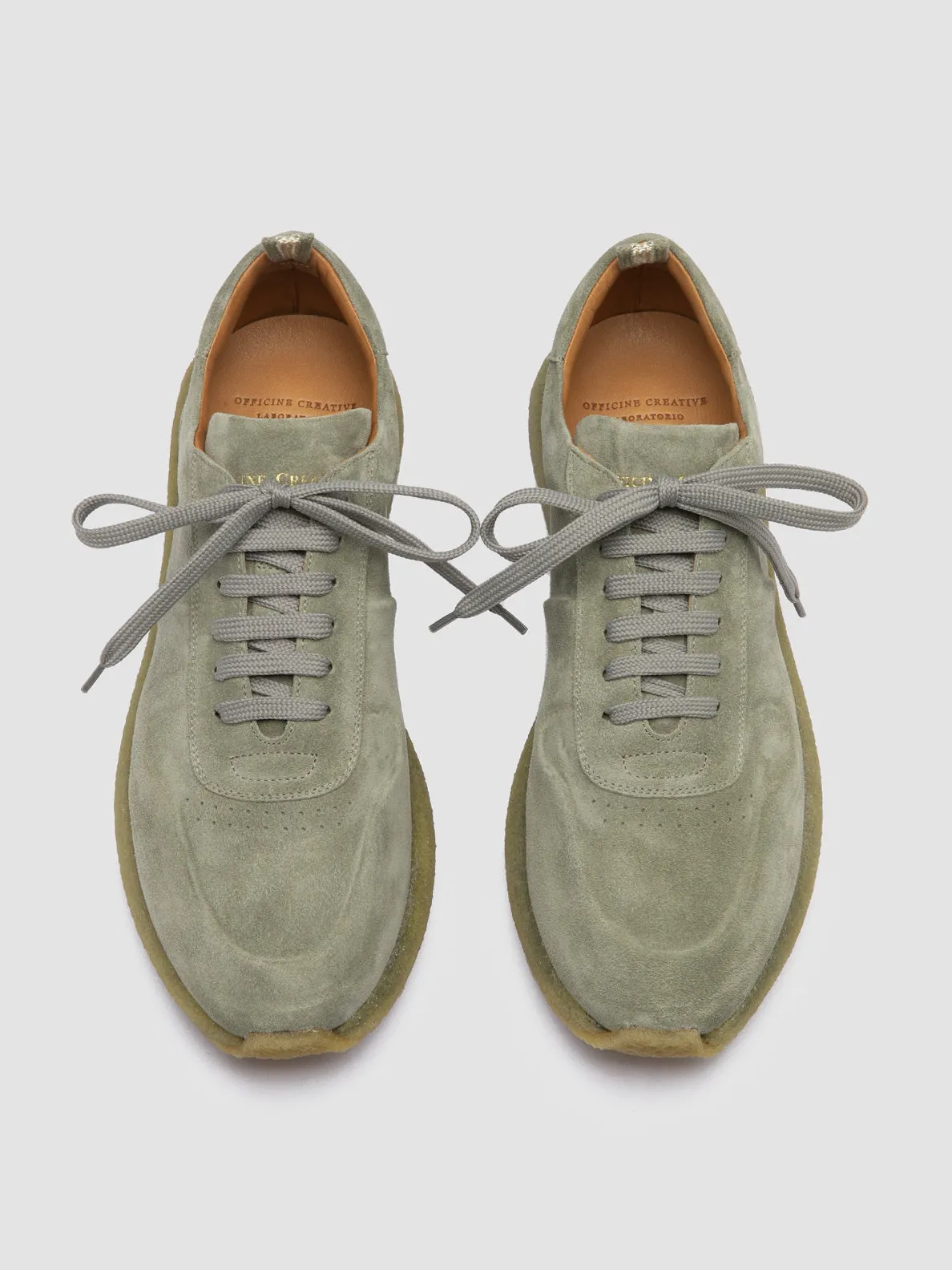 LEGEND 001 - Grey Suede Sneakers,Men