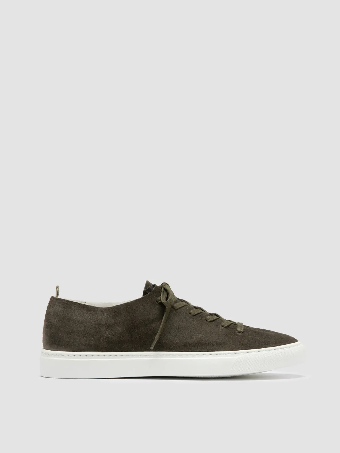 LEGGERA 001 - Green Suede Sneakers,Men