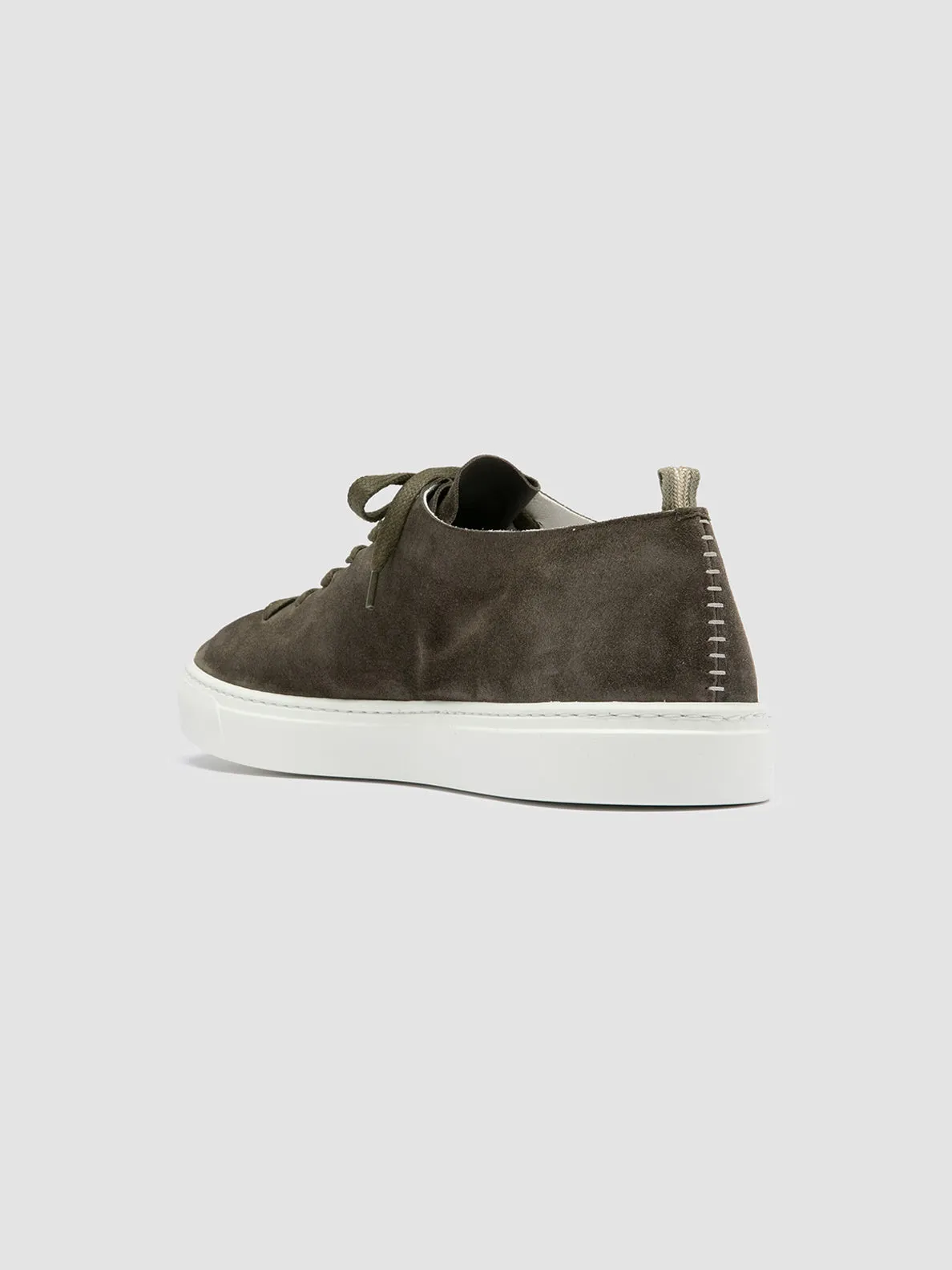 LEGGERA 001 - Green Suede Sneakers,Men