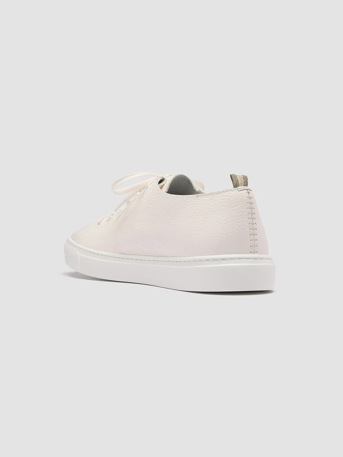 LEGGERA 001 - White Leather Sneakers,Men