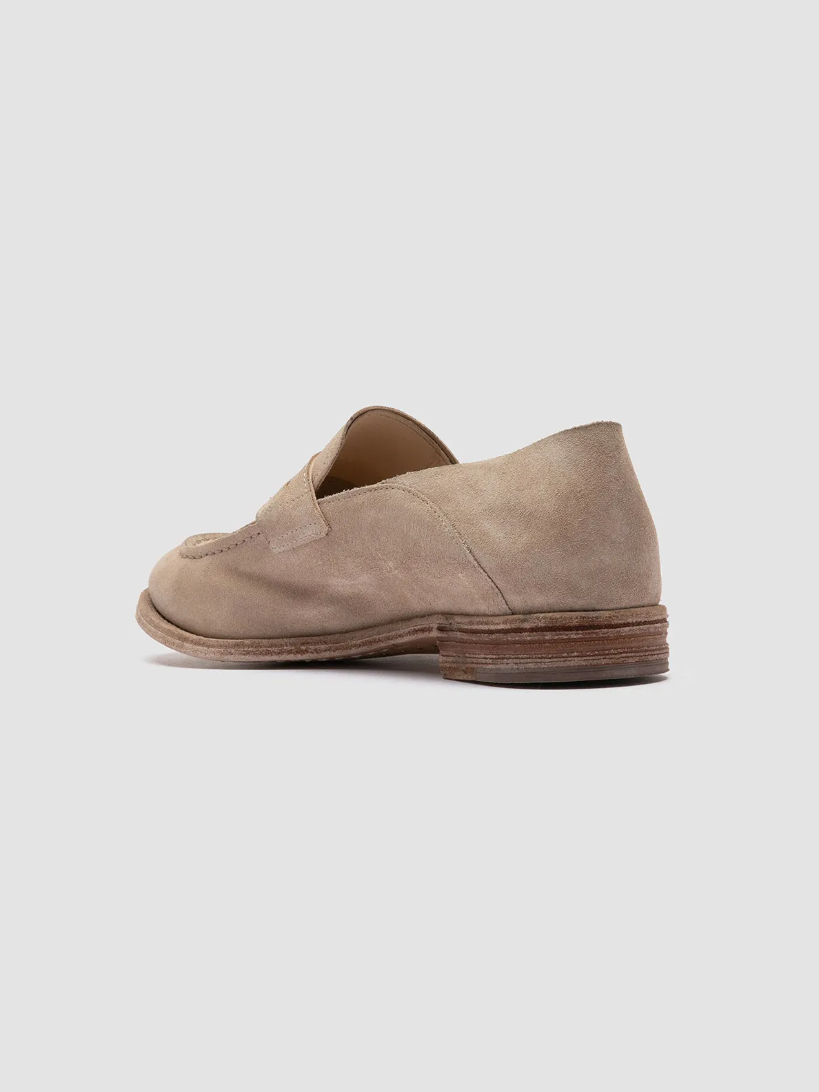LEXIKON 516 - Beige Suede Loafers,Women