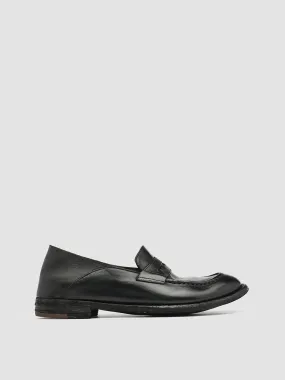 LEXIKON 516 - Black Leather Loafers,Women