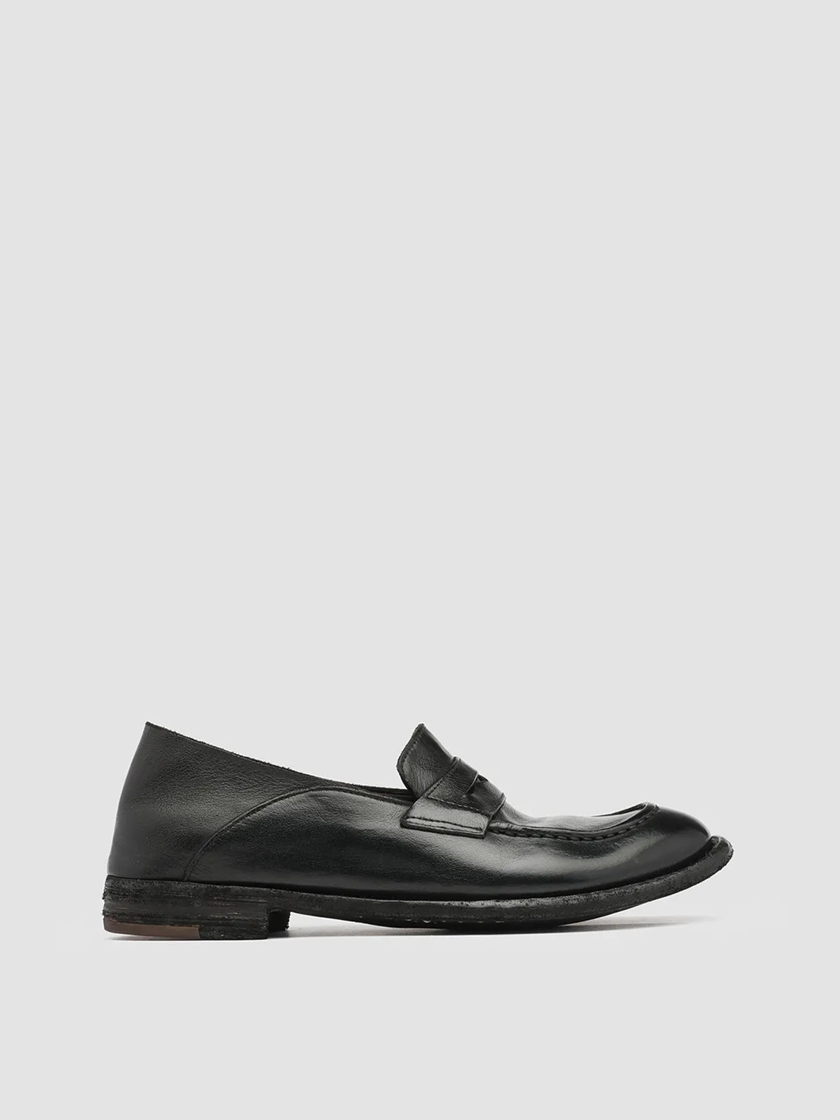 LEXIKON 516 - Black Leather Loafers,Women