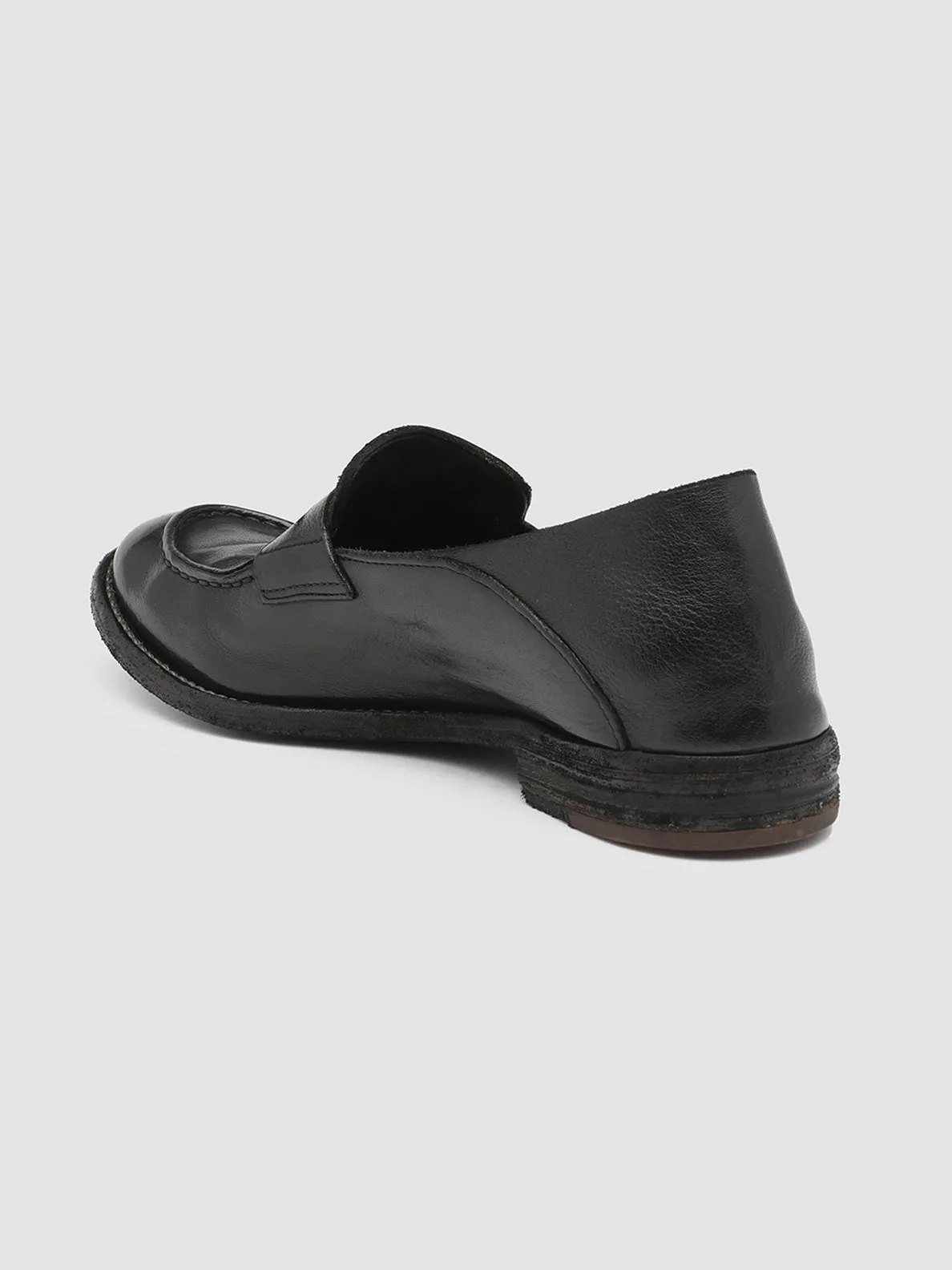 LEXIKON 516 - Black Leather Loafers,Women