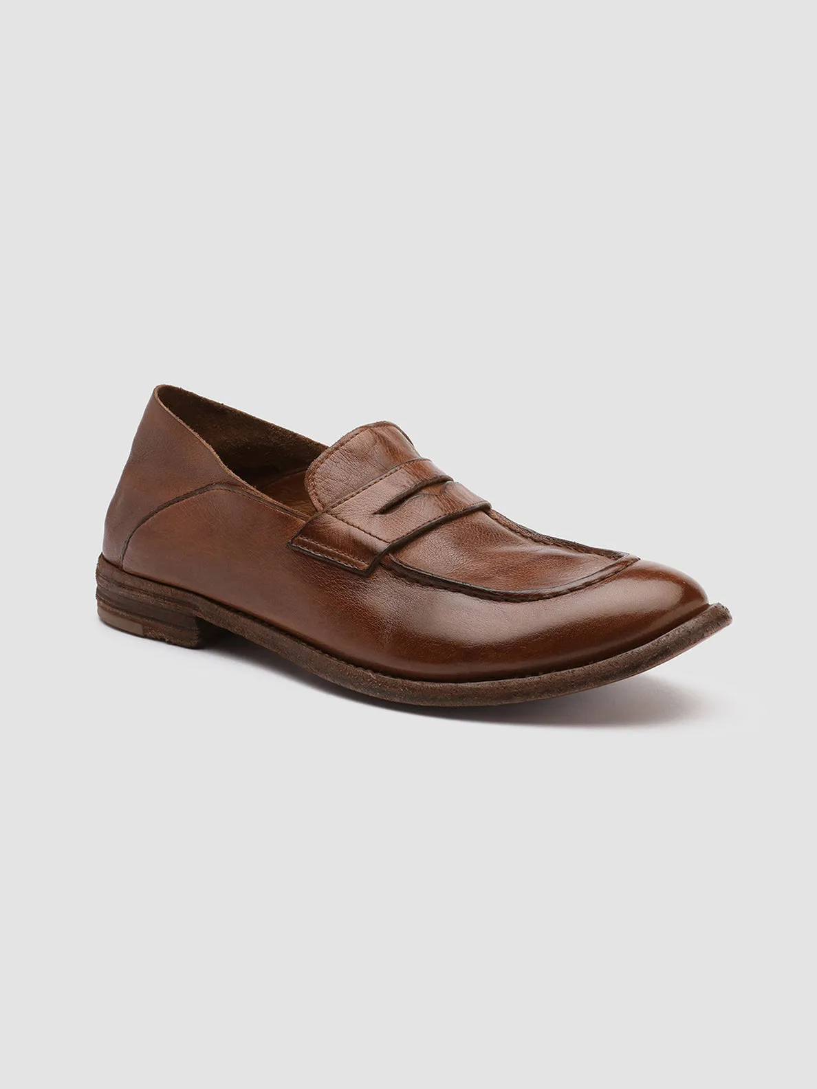 LEXIKON 516 - Brown Leather Loafers,Women