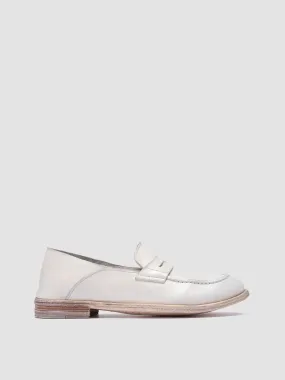 LEXIKON 516 - White Leather Loafers,Women