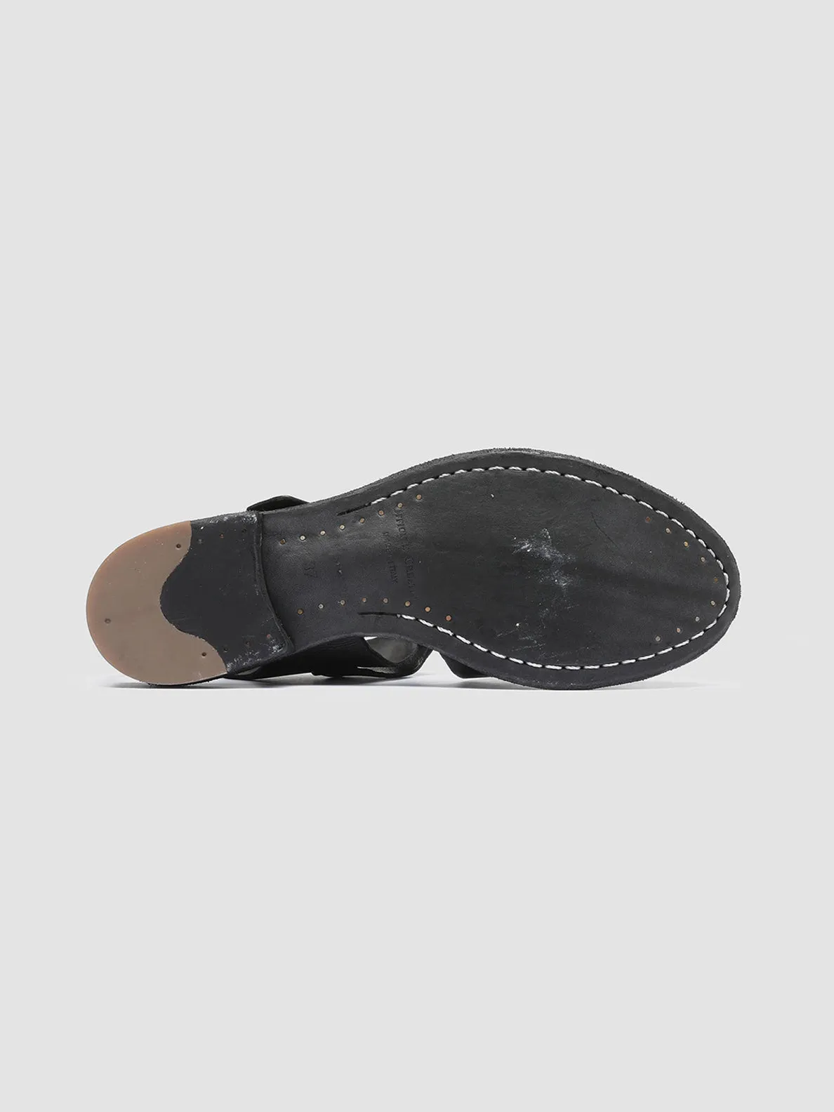 LEXIKON 536 - Black Leather Sandals,Women Sandals