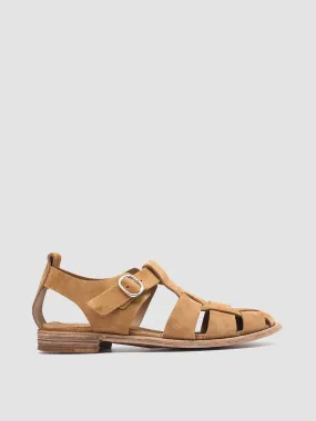 LEXIKON 536 - Brown Suede Sandals,Women Sandals
