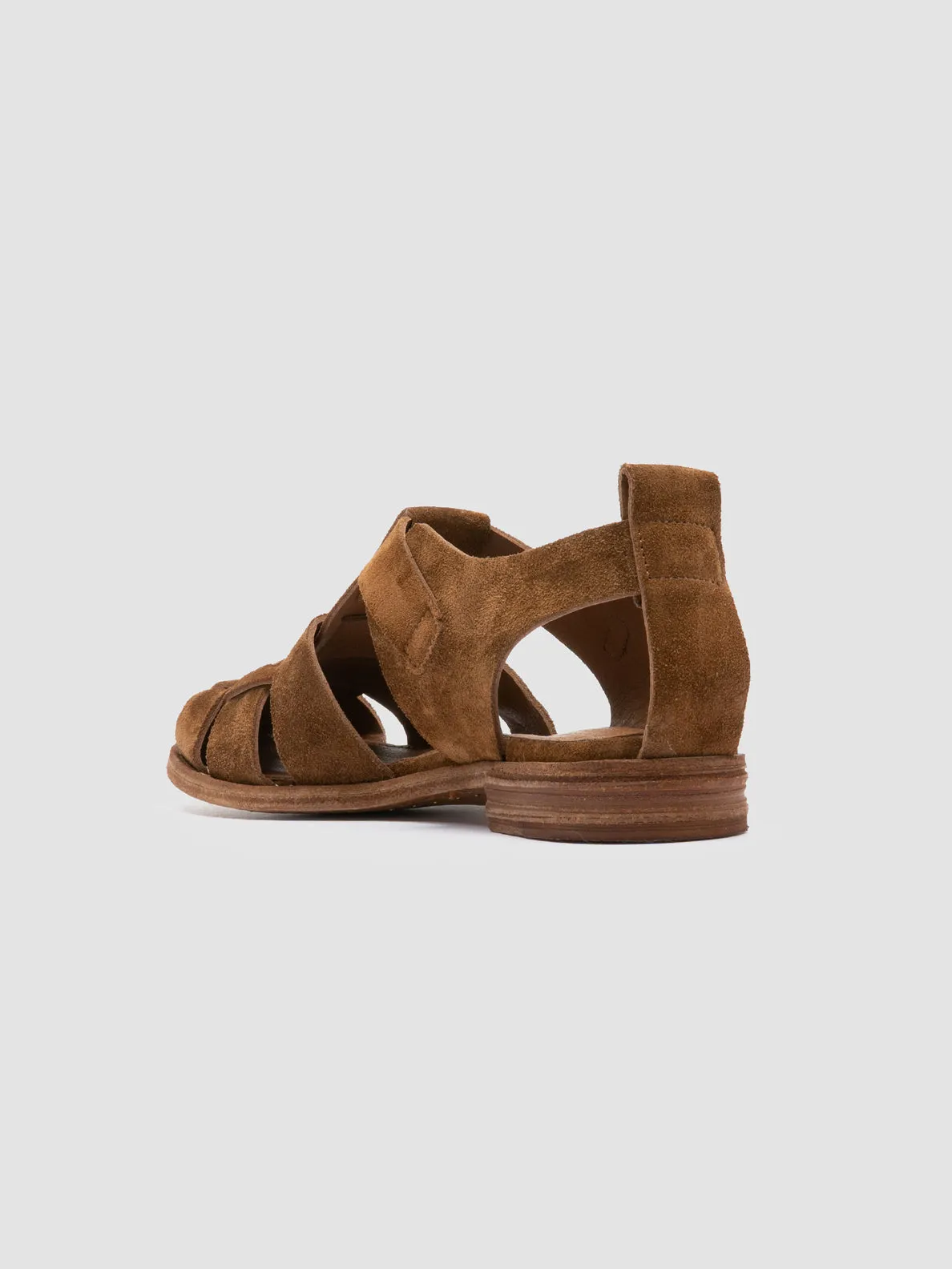 LEXIKON 536 - Brown Suede Sandals,Women Sandals