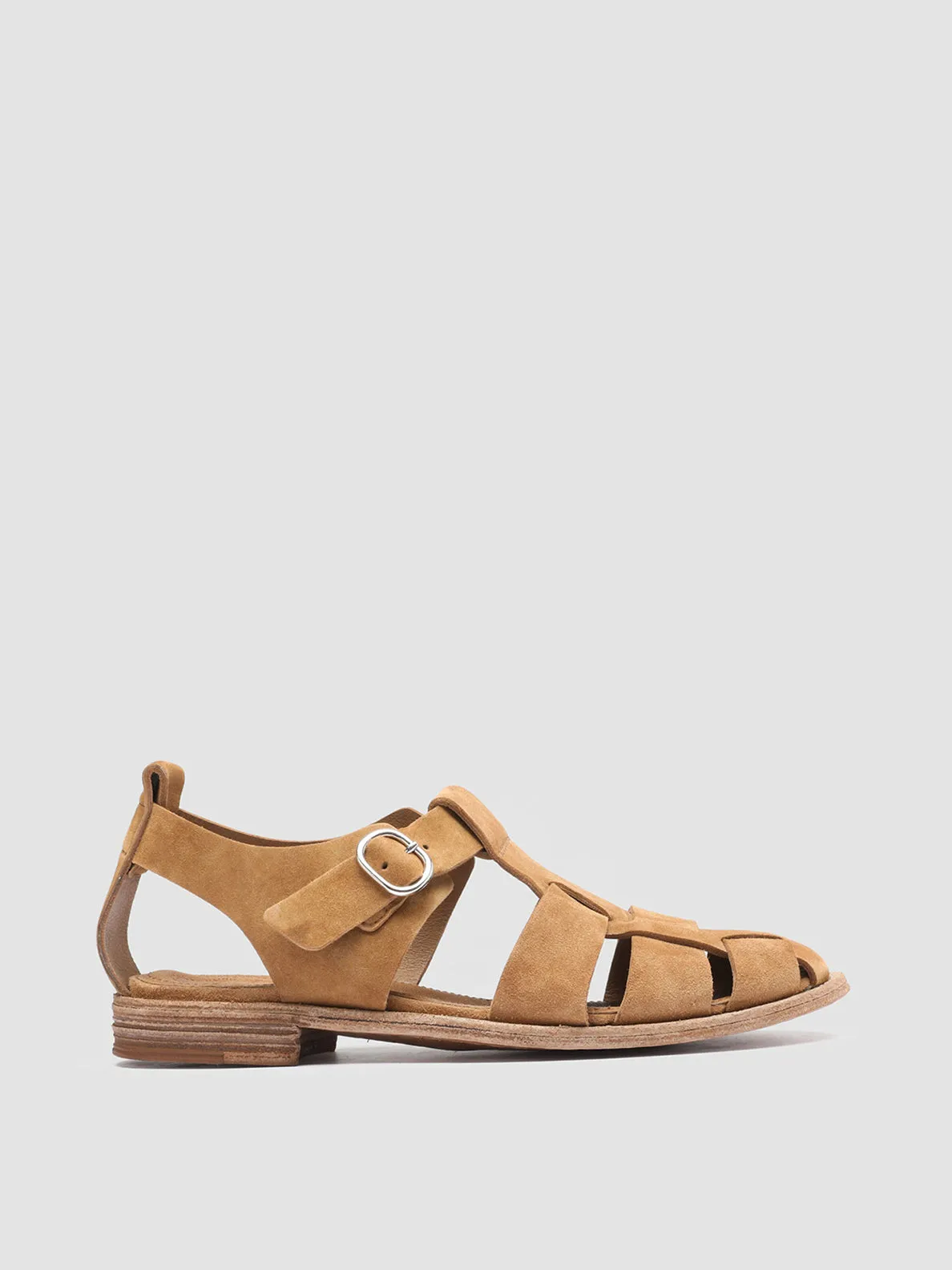LEXIKON 536 - Brown Suede Sandals,Women Sandals