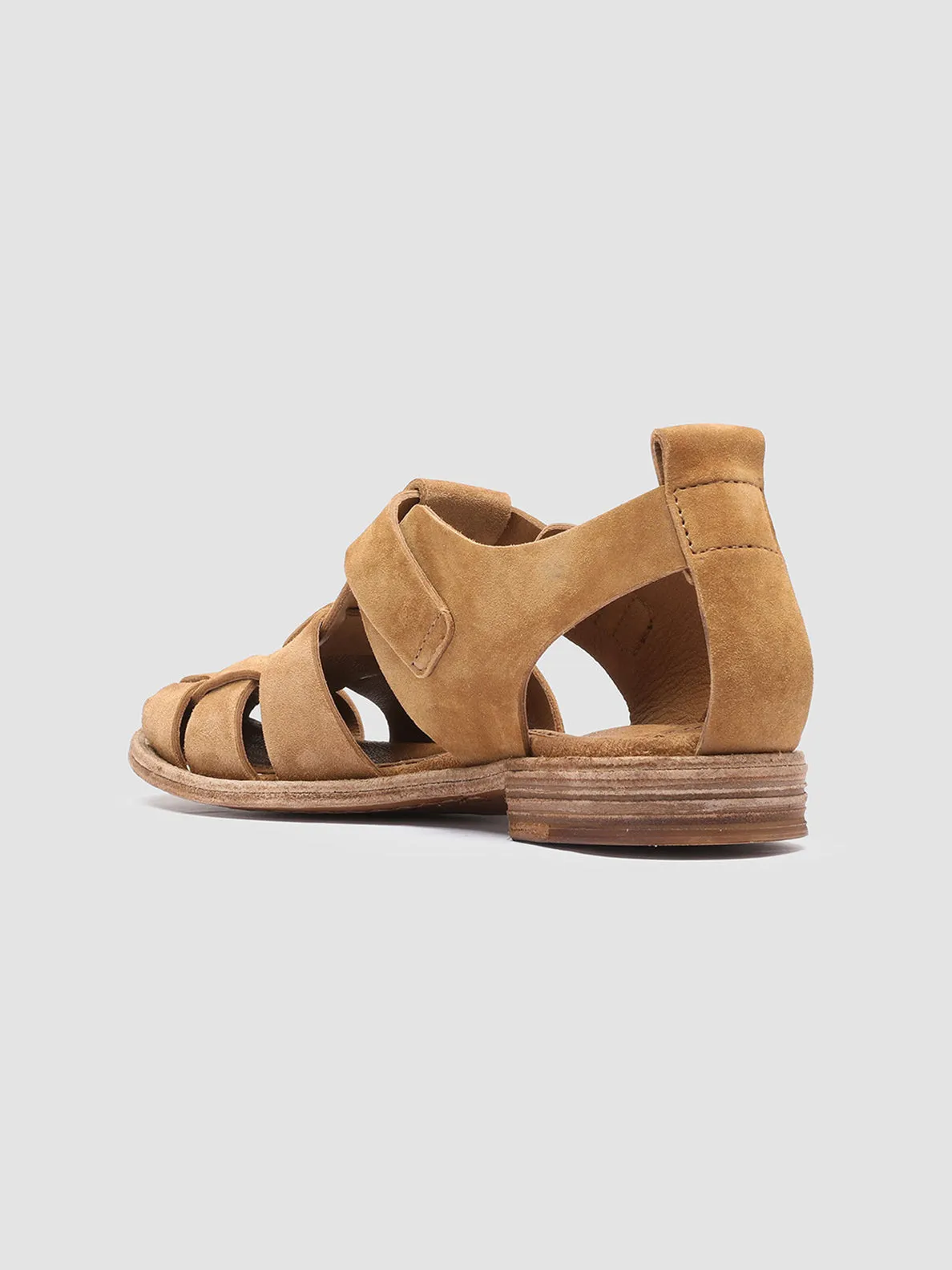 LEXIKON 536 - Brown Suede Sandals,Women Sandals