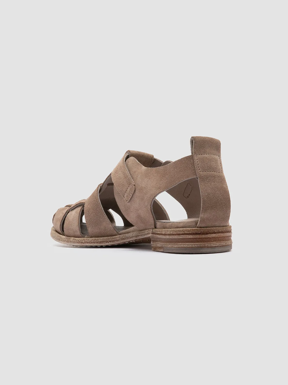 LEXIKON 536 - Taupe Suede Sandals,Women Sandals
