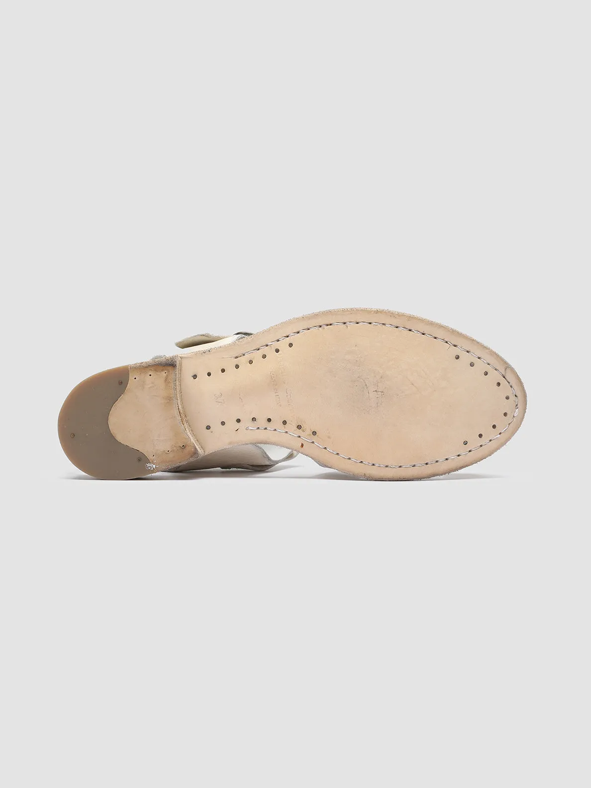 LEXIKON 536 - White Leather Sandals,Women Sandals