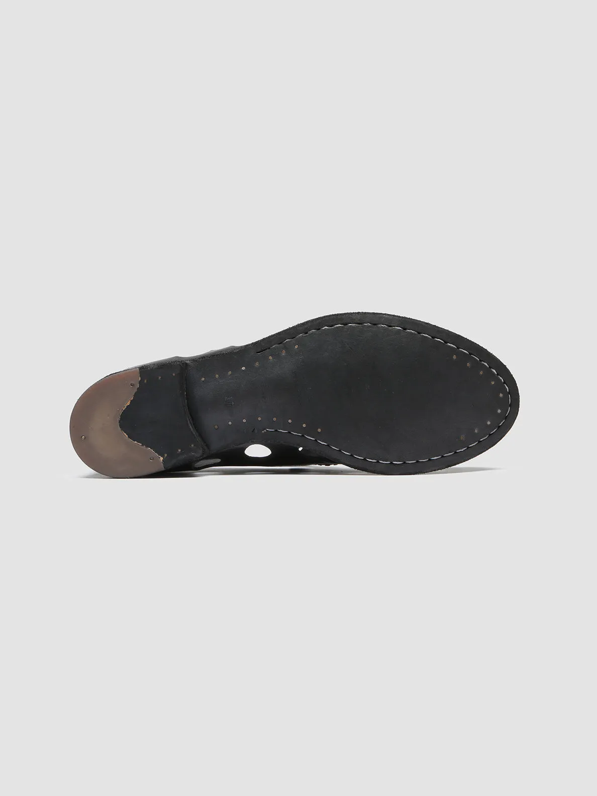 LEXIKON 542 - Black Leather Loafers,Women