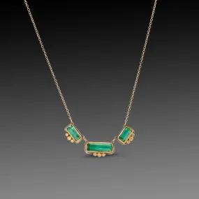 Linked Green Tourmaline Necklace,Jewelry Delicate & Elegant