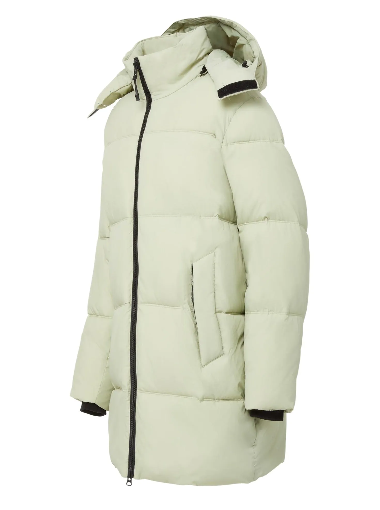 Long Hooded Puffer - Sage,Men